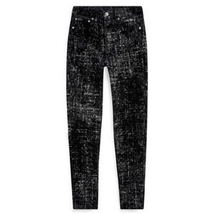Polo by Ralph Lauren Tompkins Skinny Crop Black/Silver pants